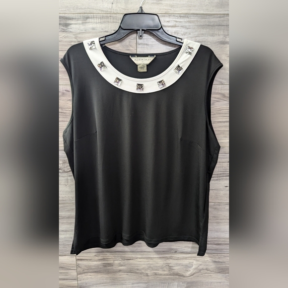 Alison Daley 2pc Top / Tank - Size 1X - Picture 5 of 6